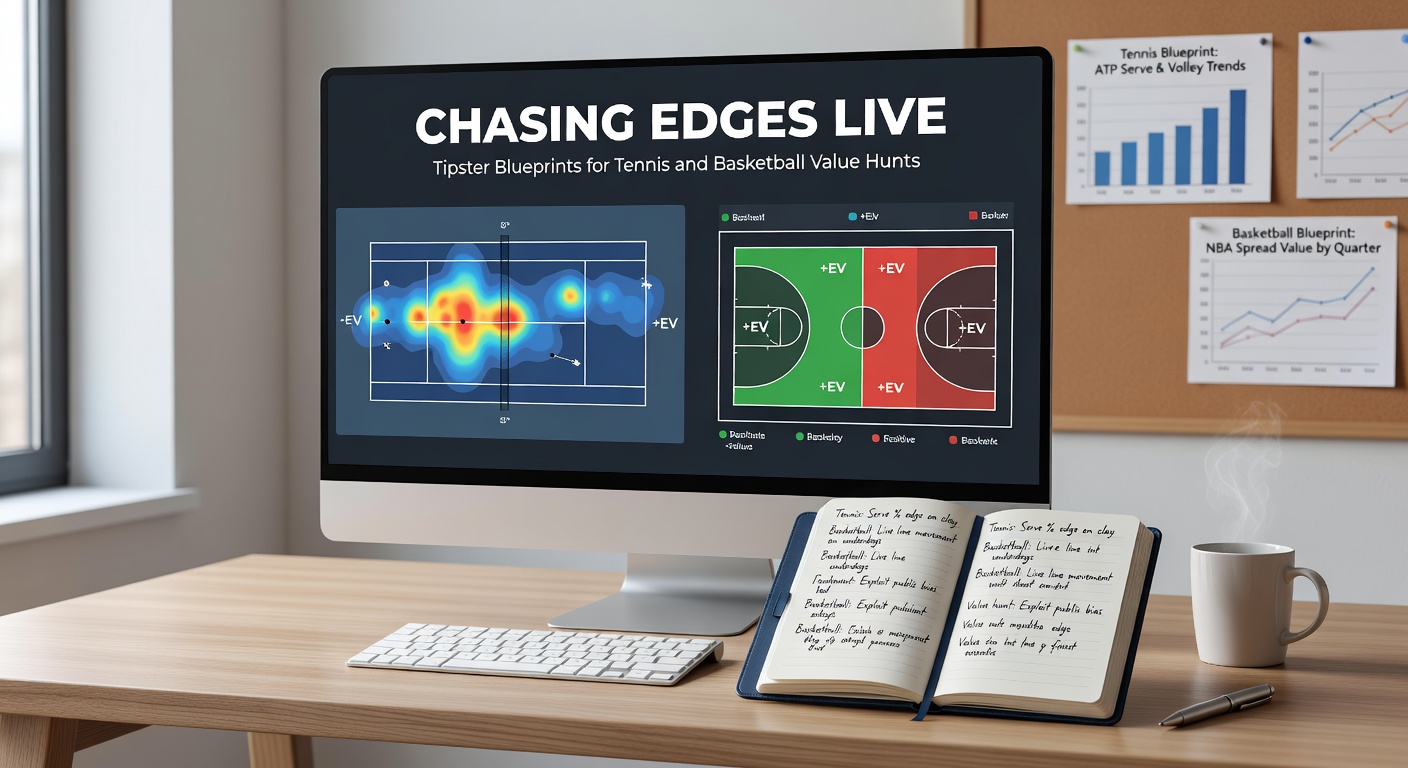 Basketball analytics dashboard shared by a Chasing Edges Live tipster during a value betting blueprint reveal