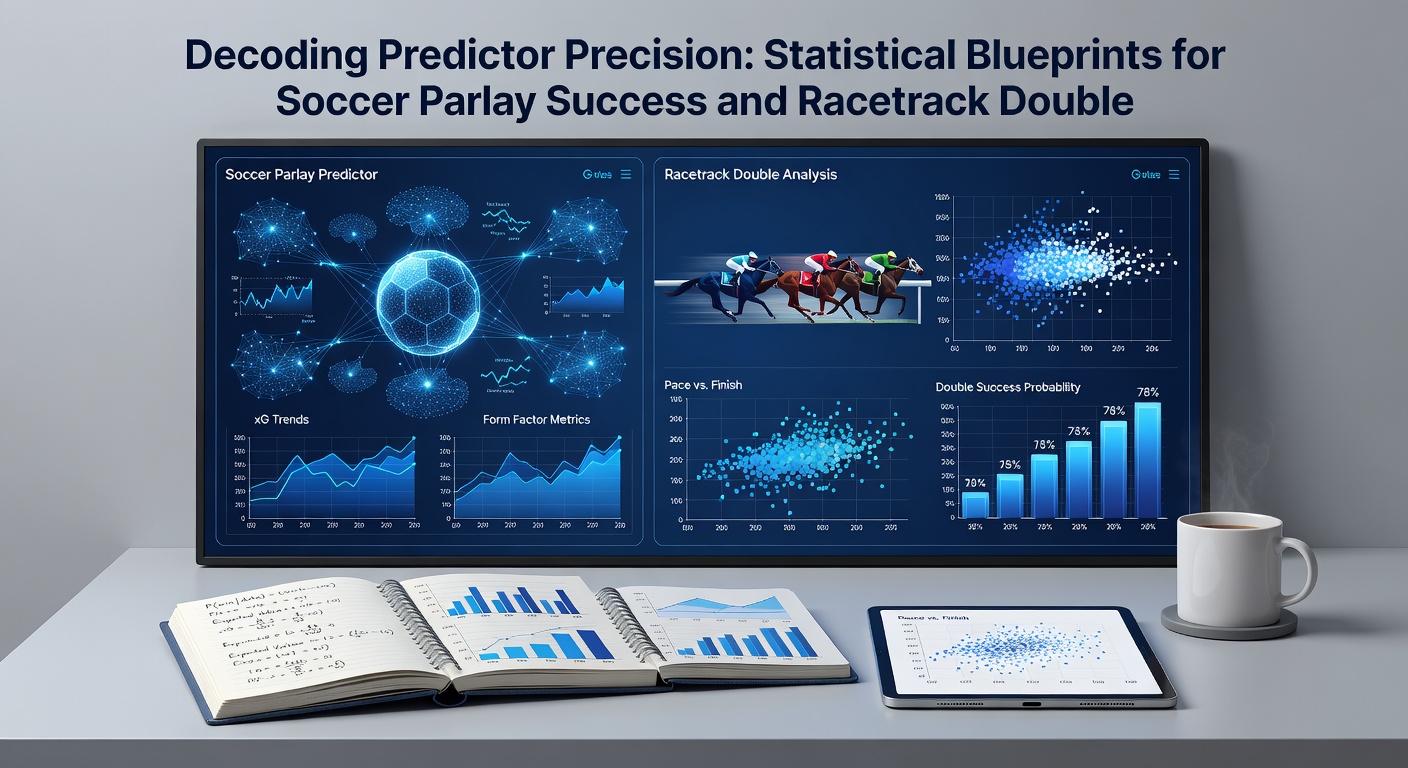 Infographic detailing Poisson models for soccer alongside Elo ratings for horse racing doubles